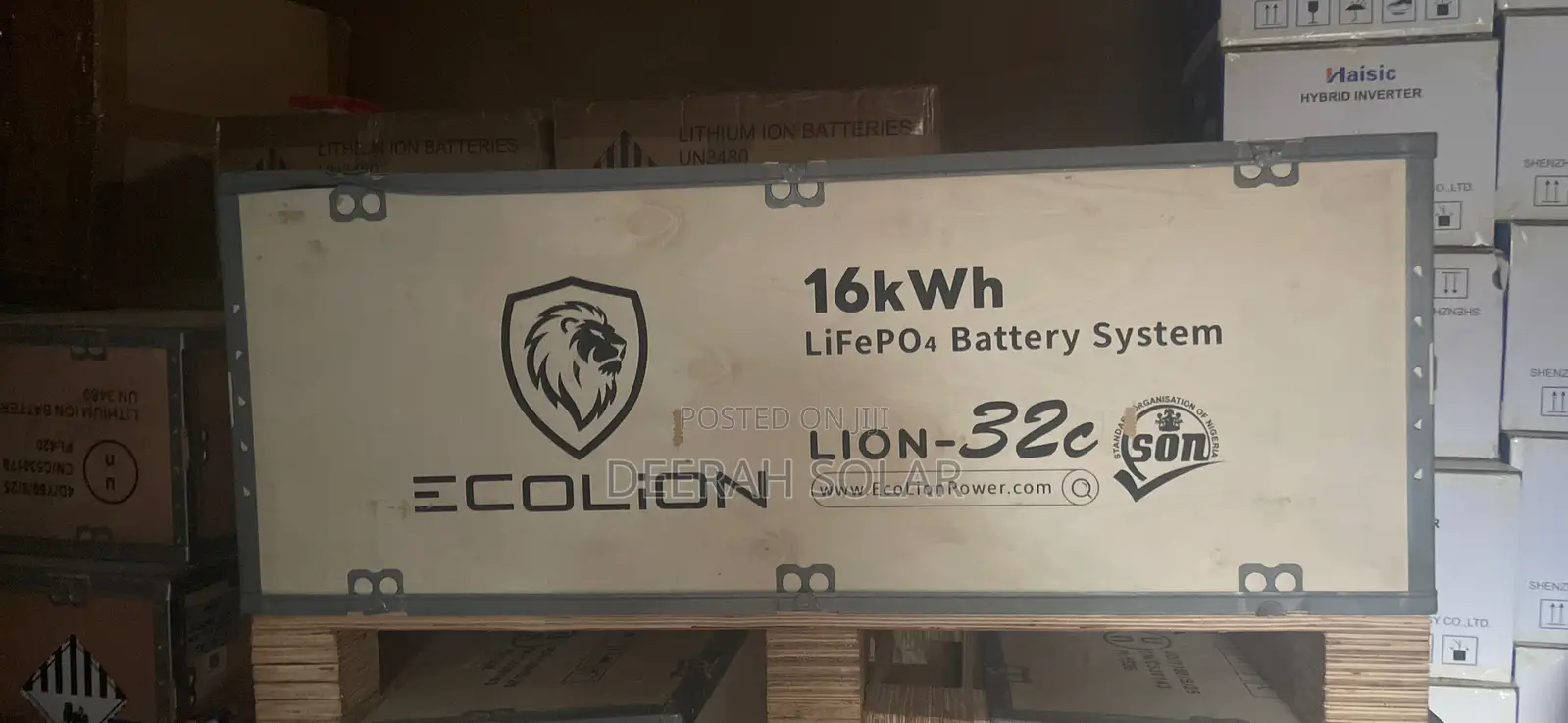 Ecolion 16kwh Lithium Battery