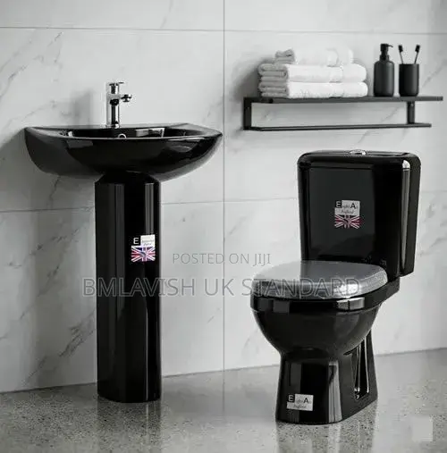 England Black Water Closet Mini Set