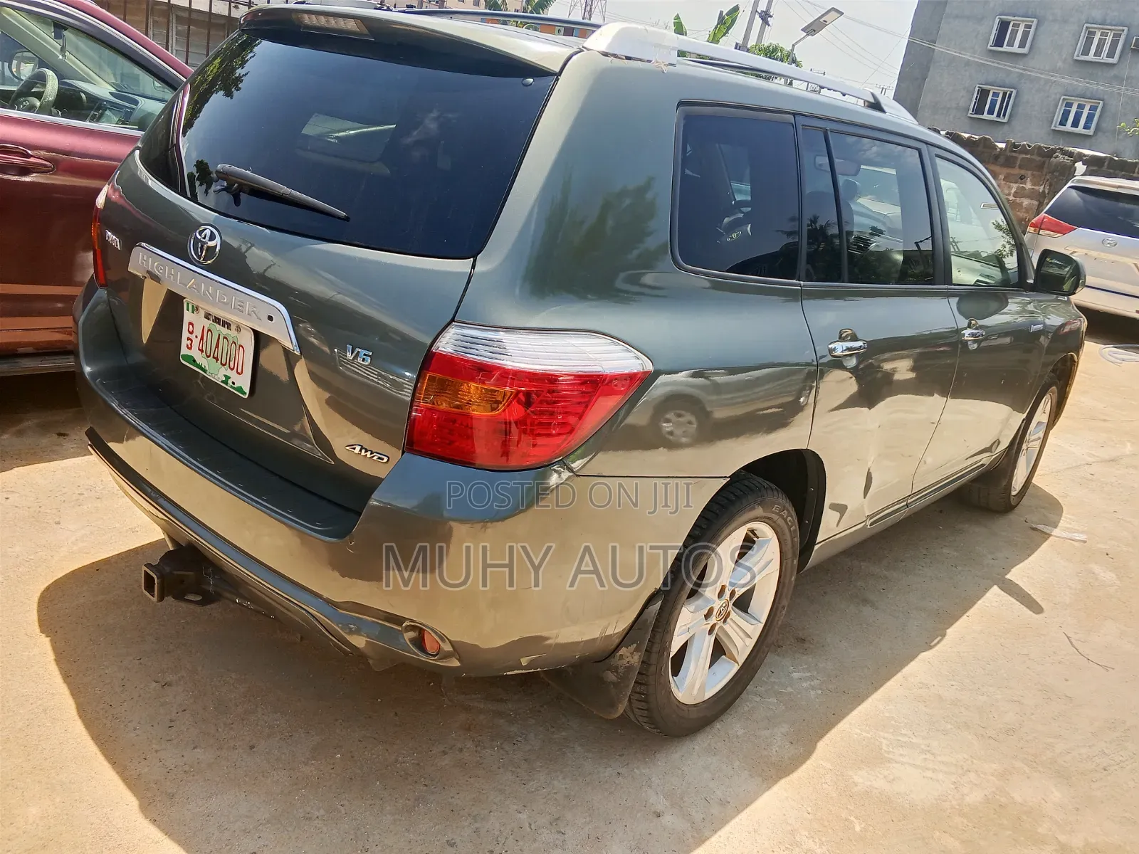 Toyota Highlander Limited 2009 Green