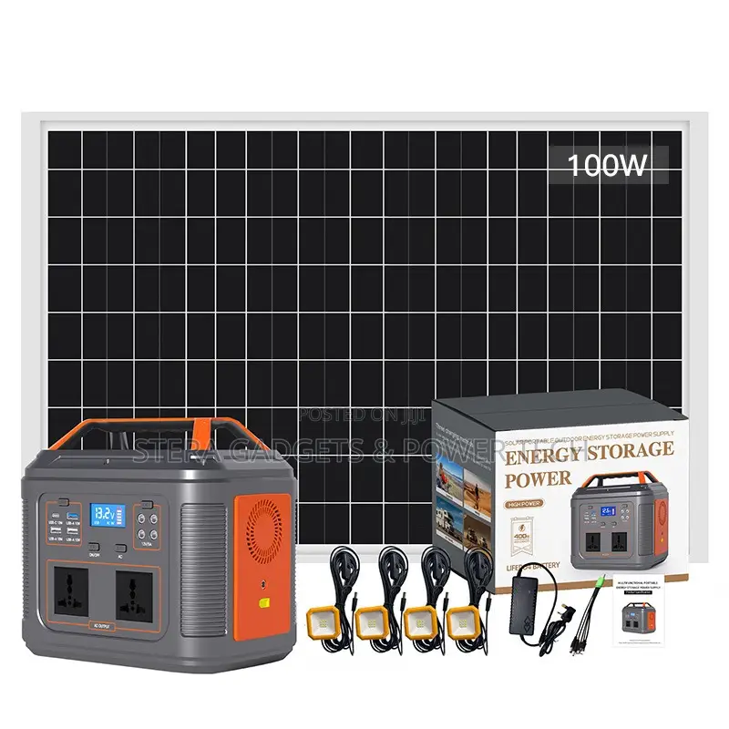 500w Solar Generator Portable Power Station