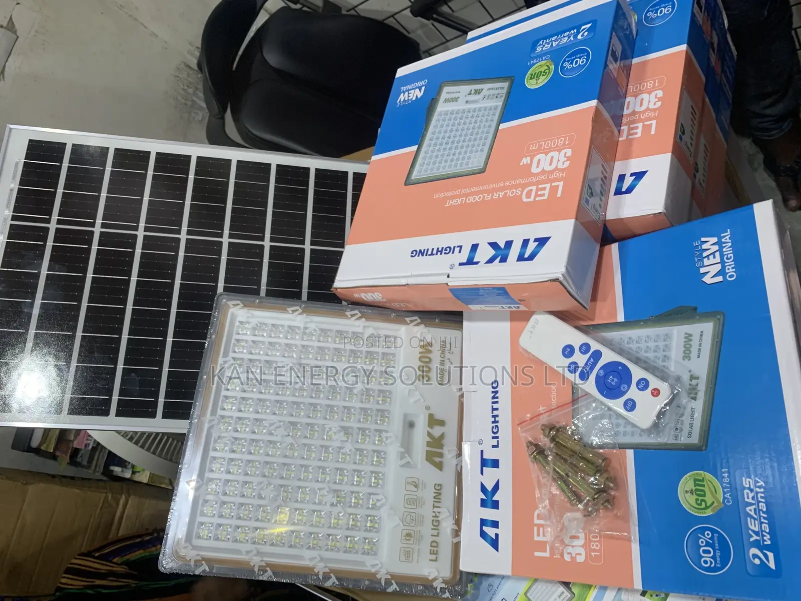 Akt 300w Solar Flood Light