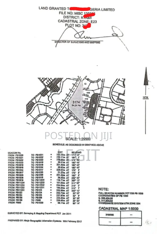 54 Hectares C Of O Kyami Mixed Use. 10 Billion