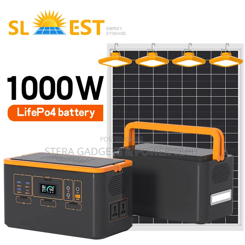 Solar Generator With Solar Panel 1000w 12.8v 40ah Lifepo4 Battery