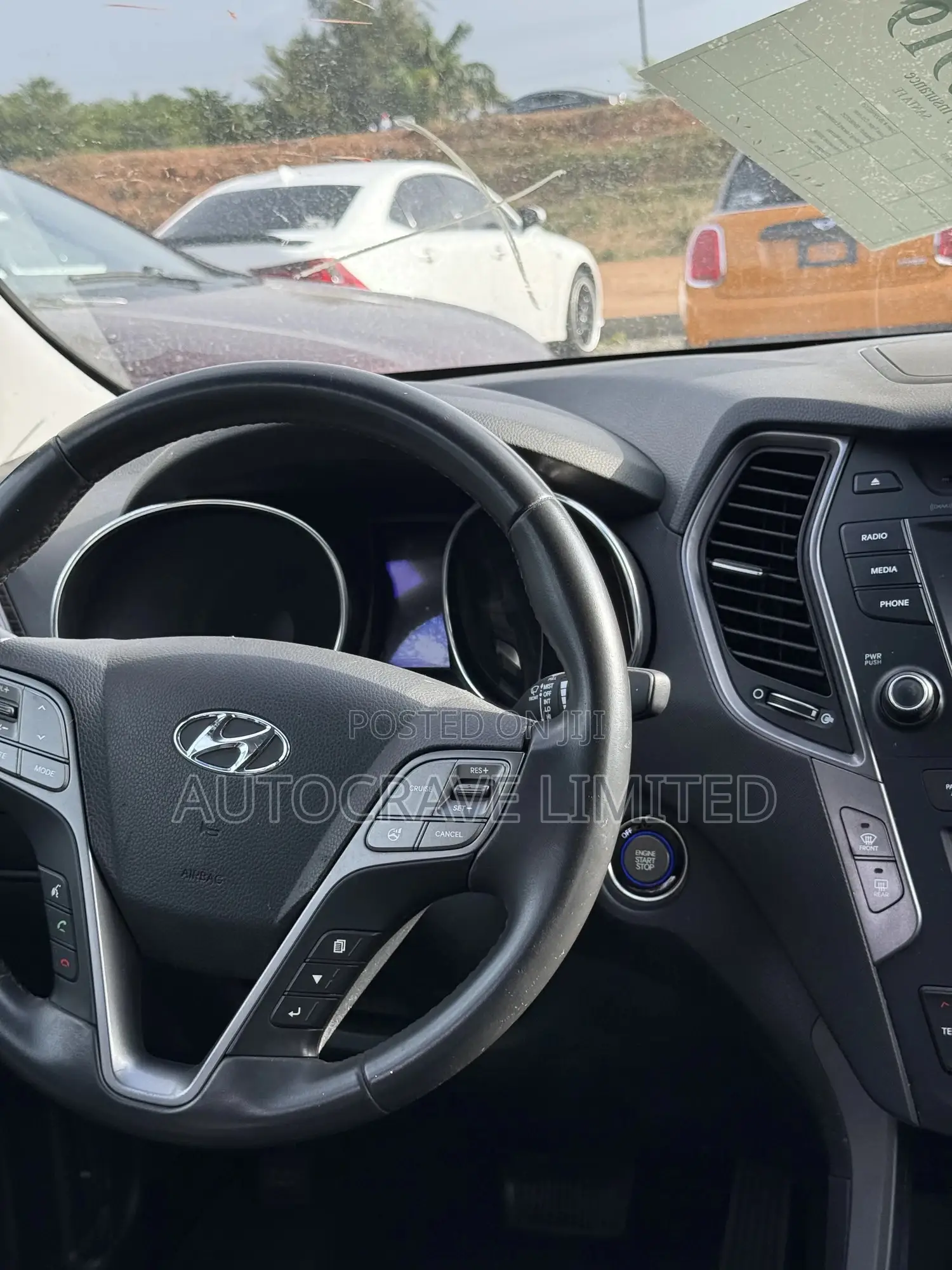 Hyundai Santa Fe Limited 4dr SUV (3.3L 6cyl 6A) 2015 White