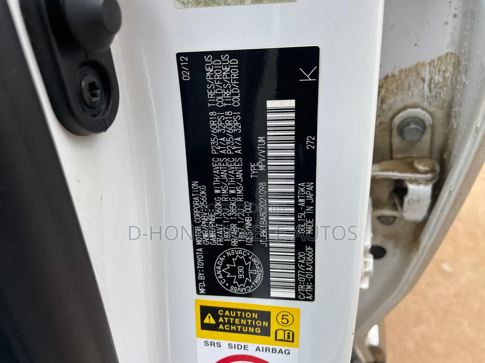 Lexus RX 350 AWD 2012 White