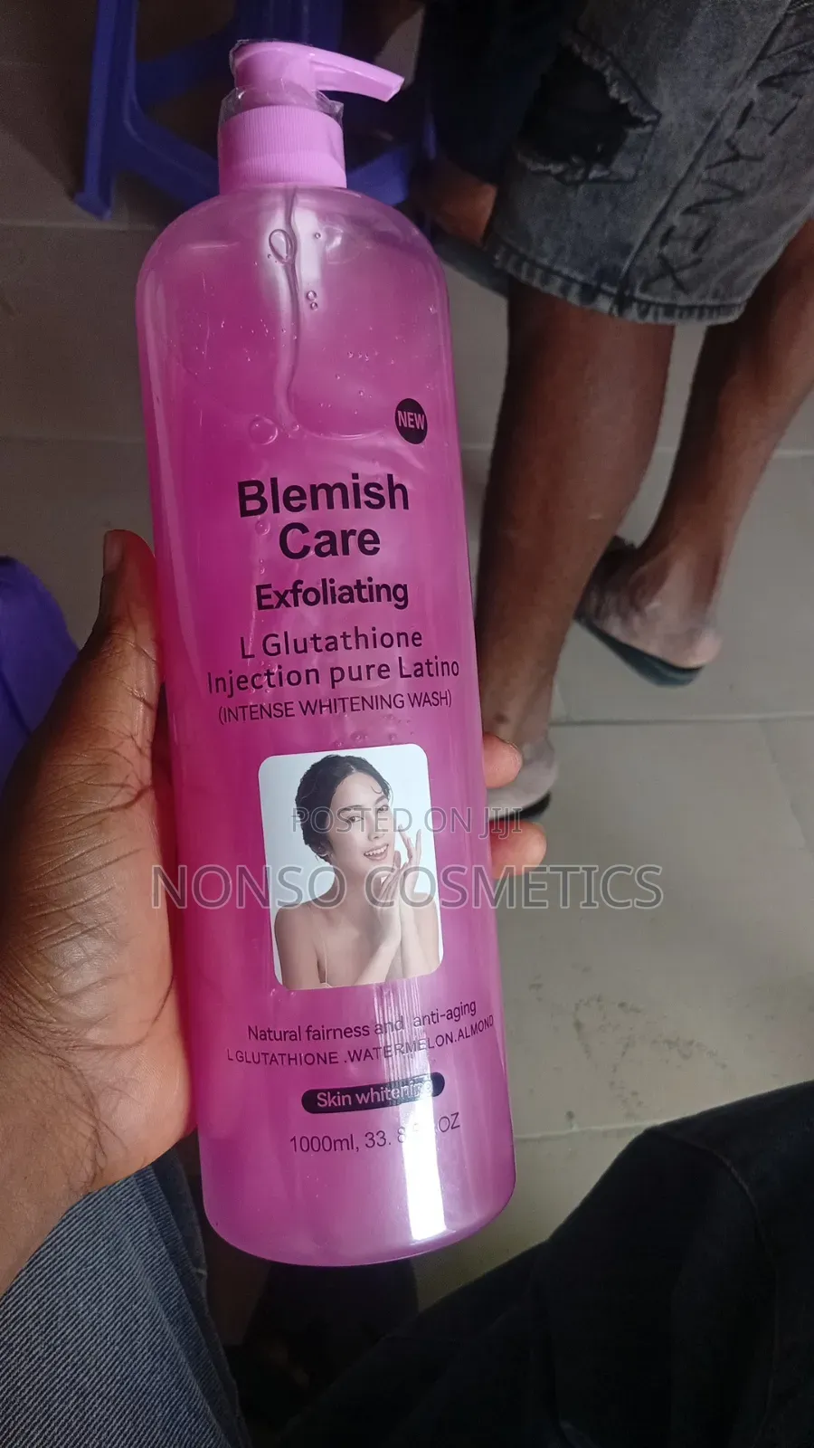 Blemish Care Exfoliating Korean Full Moon Whitening Wash