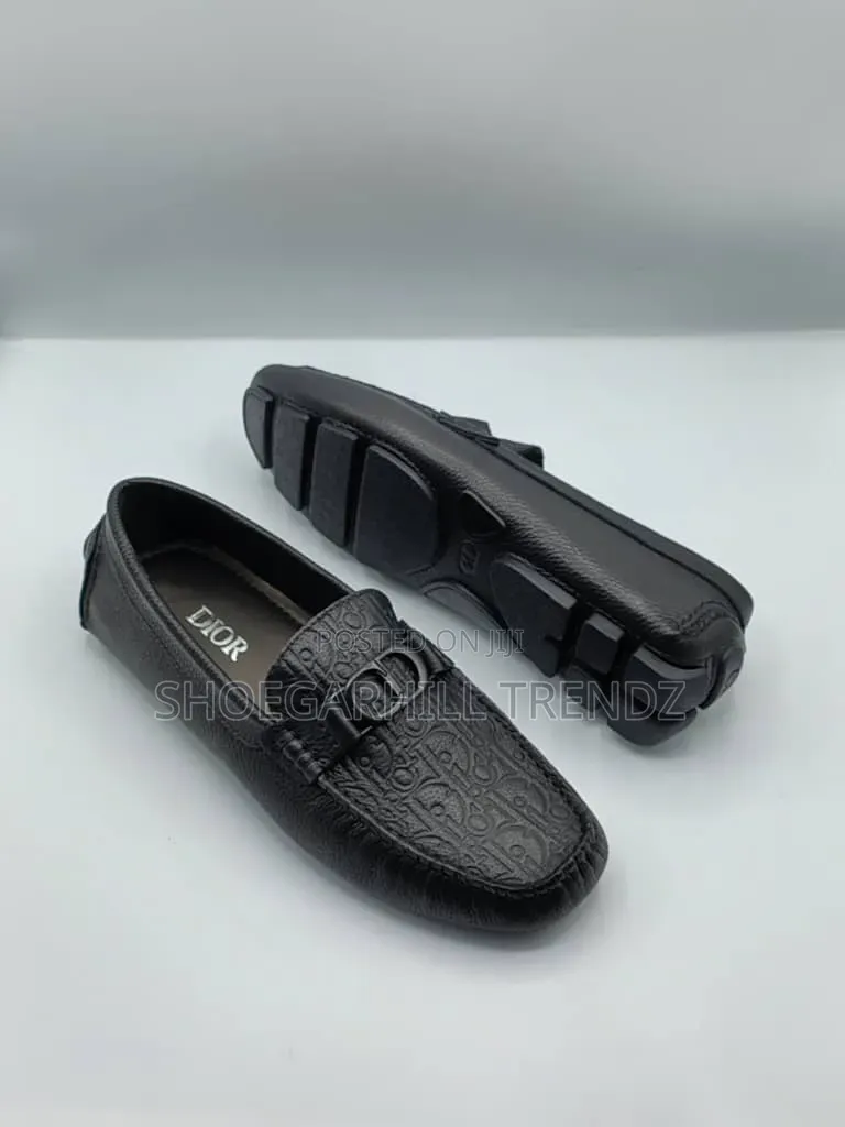 Dior Men Shoes Driver's Leather and Suede Designs