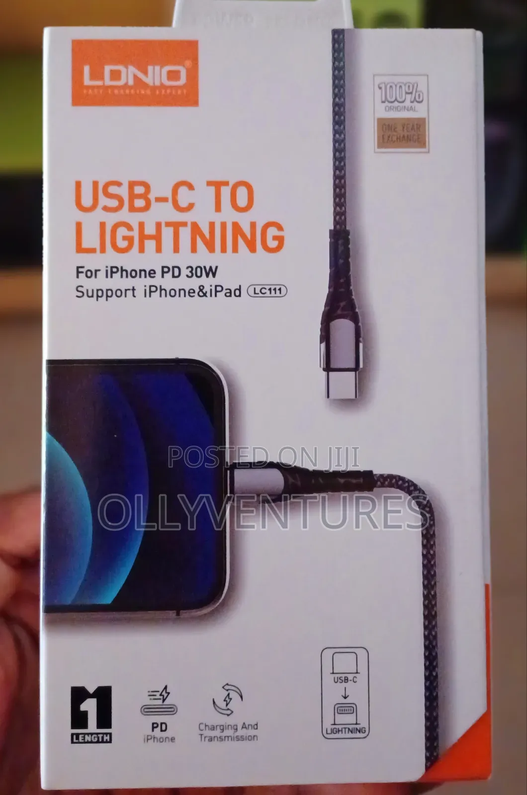 Ldnio Lc111 Usb-C to Lightning for iPhone iPad