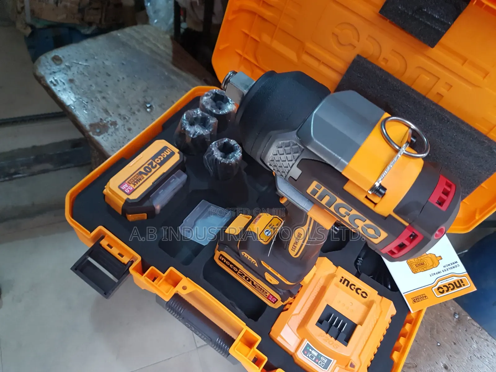 20v Brushless Cordless Impact Wrench