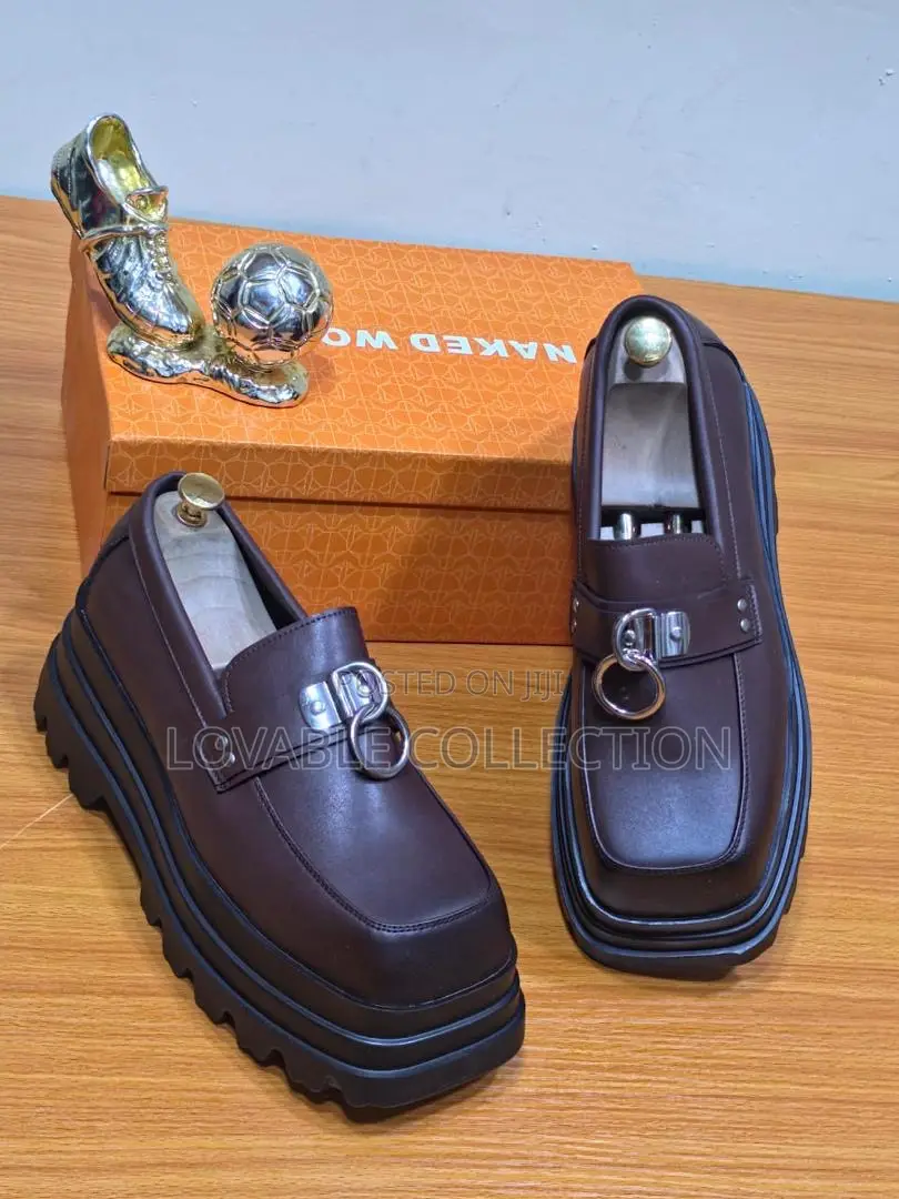 Naked Wolfe Delusion Chunky Platform Loafers for Men