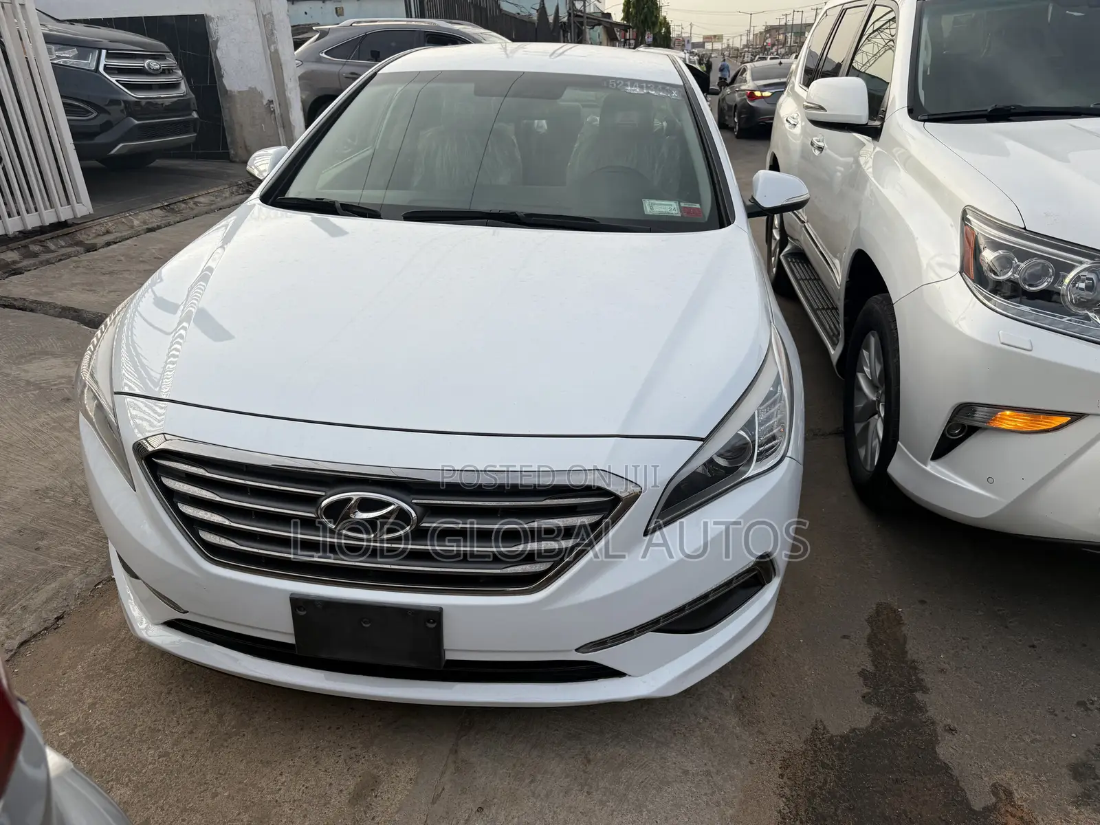 Hyundai Sonata Limited 4dr Sedan (2.4L 4cyl 6A) 2015 White