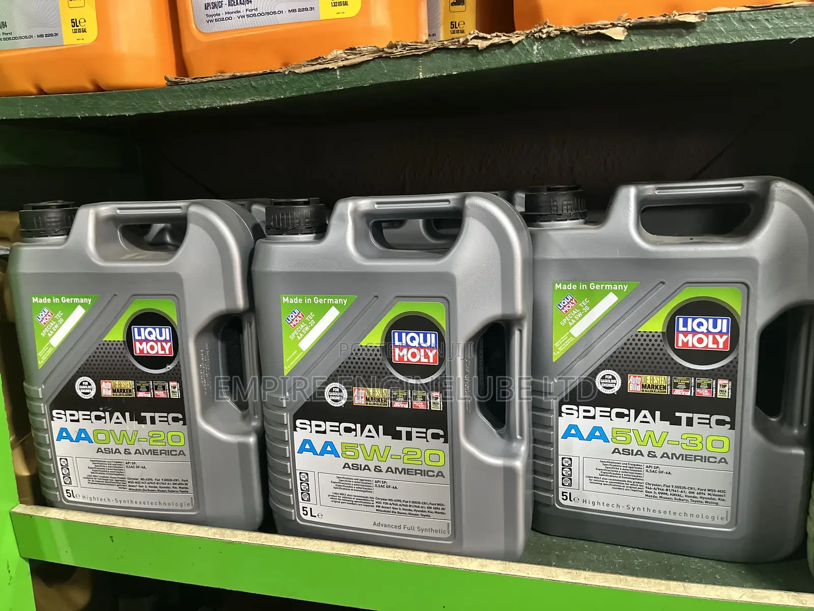 Liqui Moly 5w-30,20 and 0w20 (Special Tec Series)