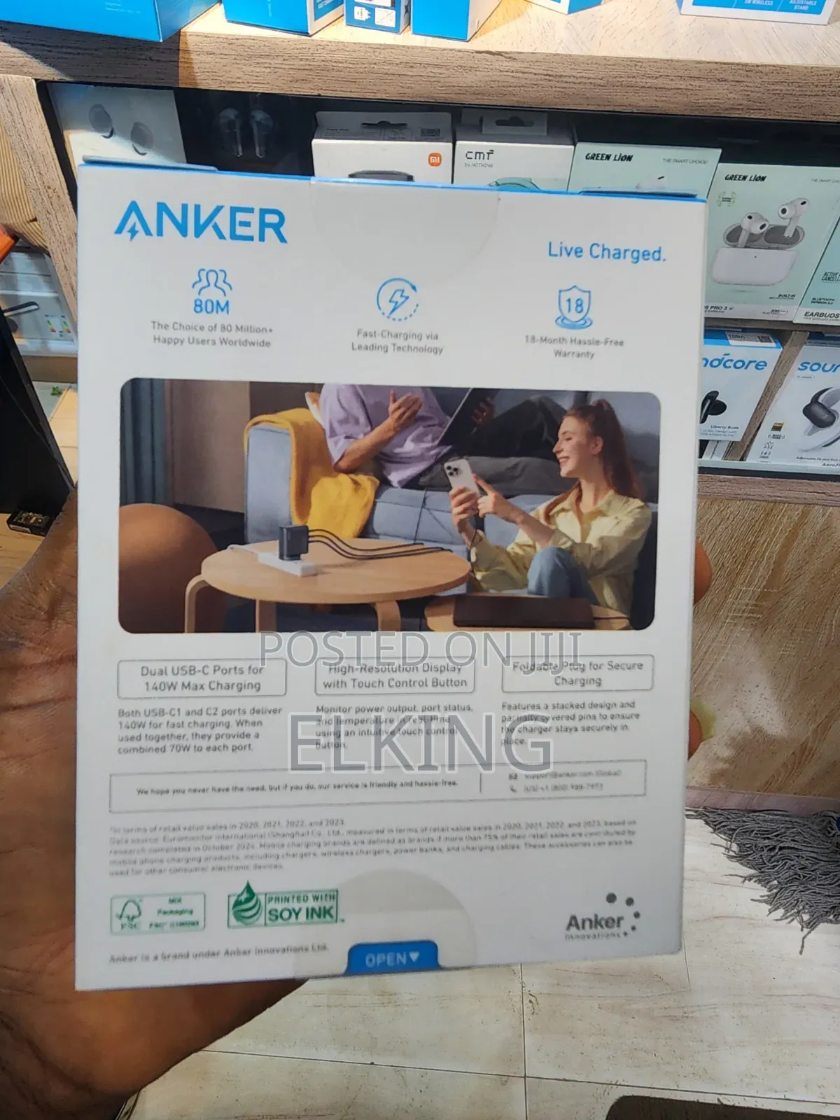 Anker 140w Charger 4port