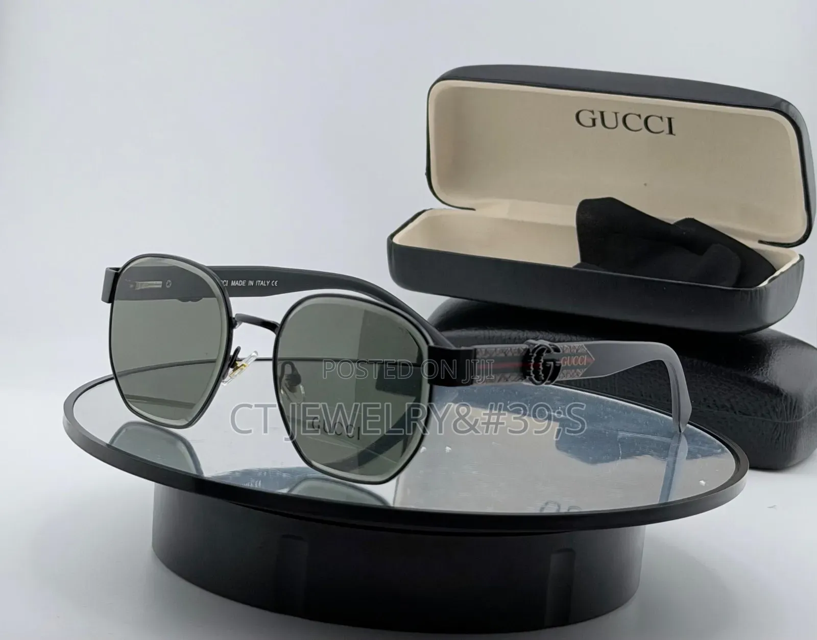 High Gucci Luxury Style Aviator Shades, Men's Fashion Sunglasses