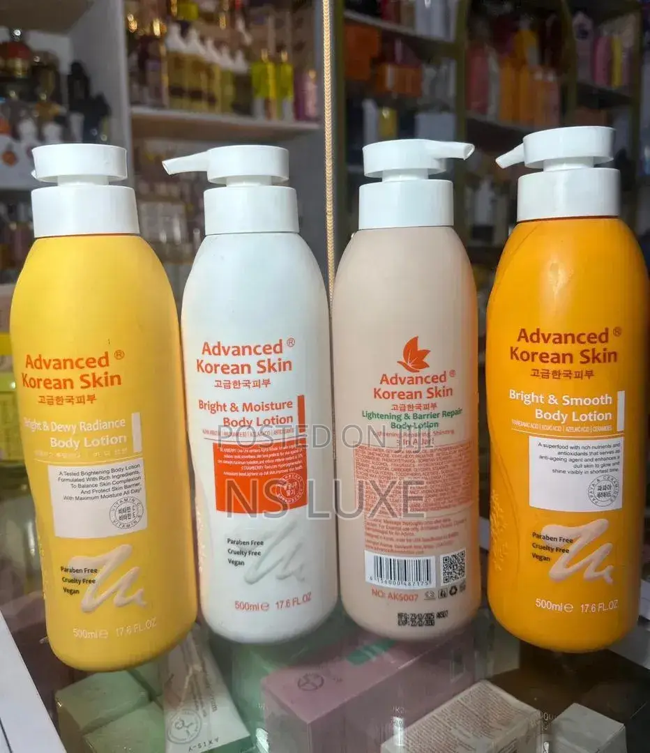 Advanced Korean Skincare Body Lotions