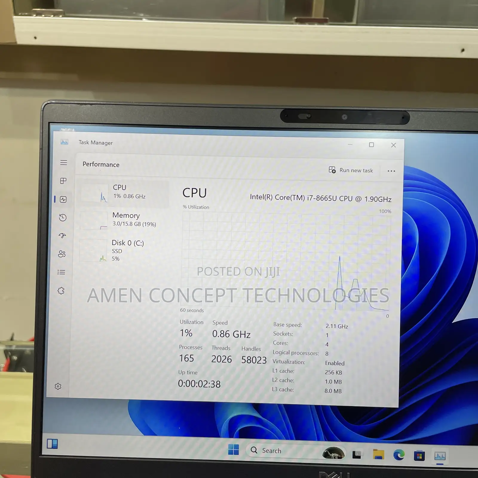 Laptop Dell Latitude 7400 16GB Intel Core i7 SSD 256GB