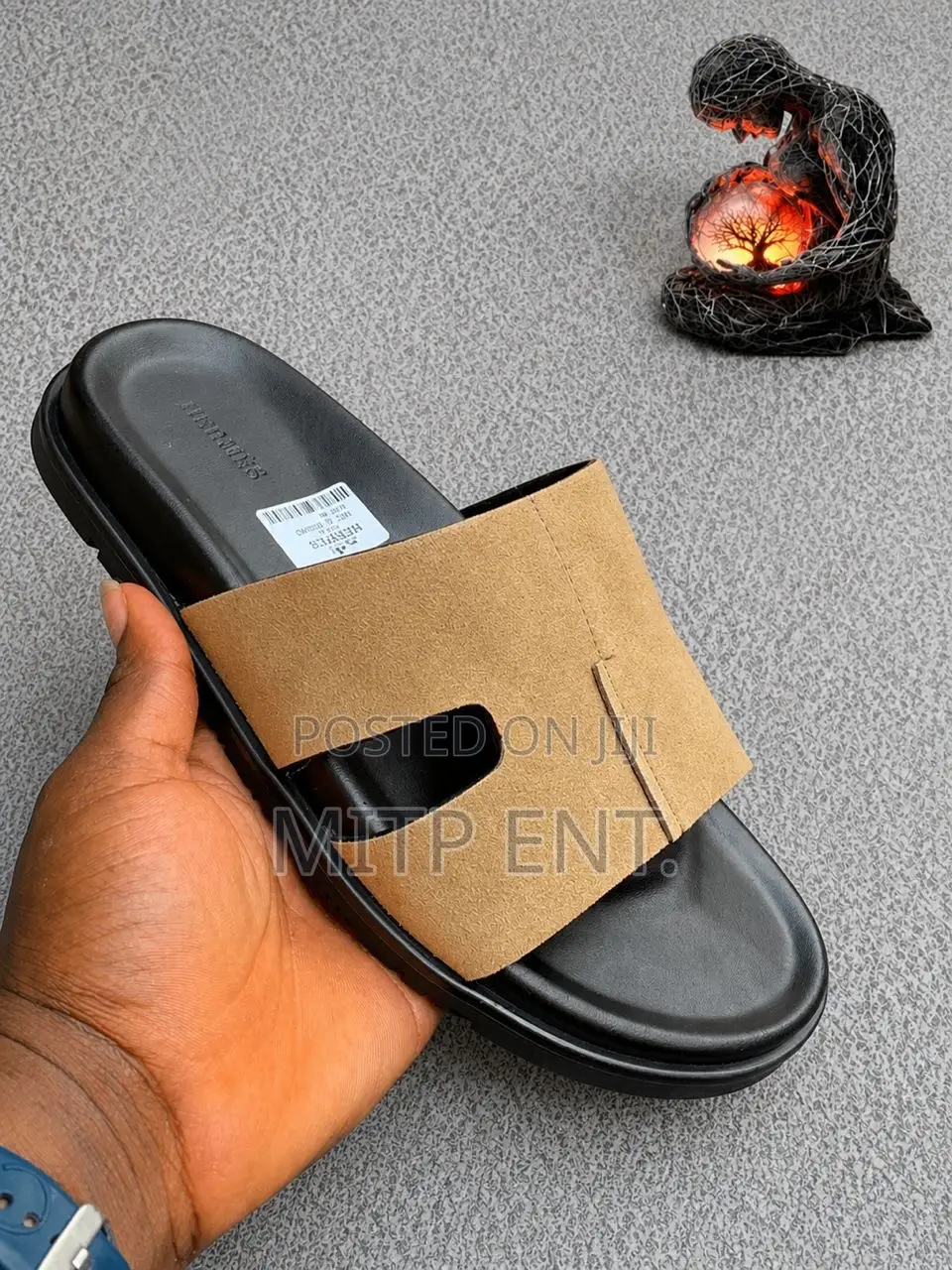 Hermes Cross Slippers/Pam
