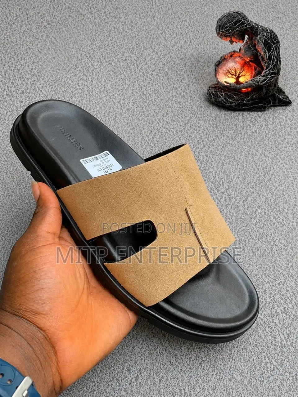 Hermes Cross Slippers/Pam