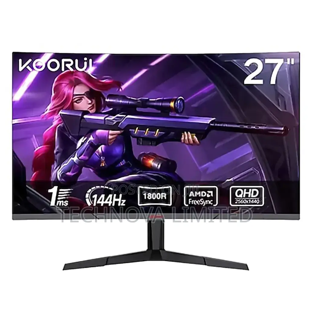 Koorui 27e1qa 27 inches Curve QHD 144hz Gaming Monitor