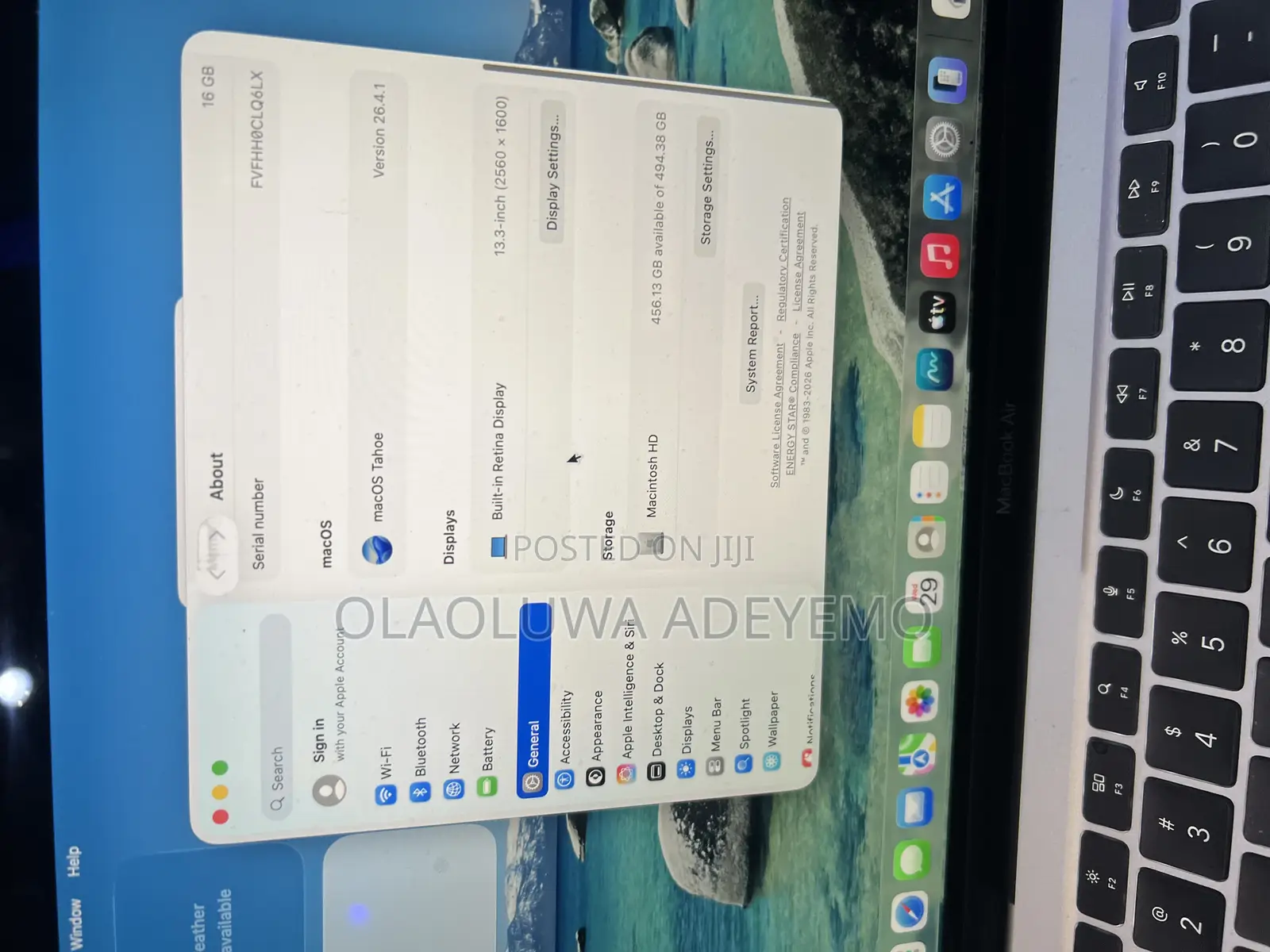 Laptop Apple MacBook Air 2020 M1 16GB Apple M1 SSD 512GB