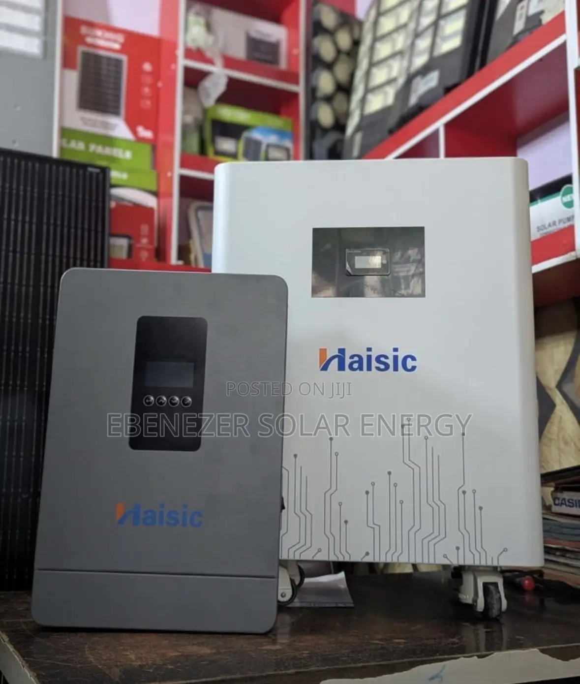 9kwh Haisic Battery,4.2kva Inverter, 6pics 450w Panels Full Setup