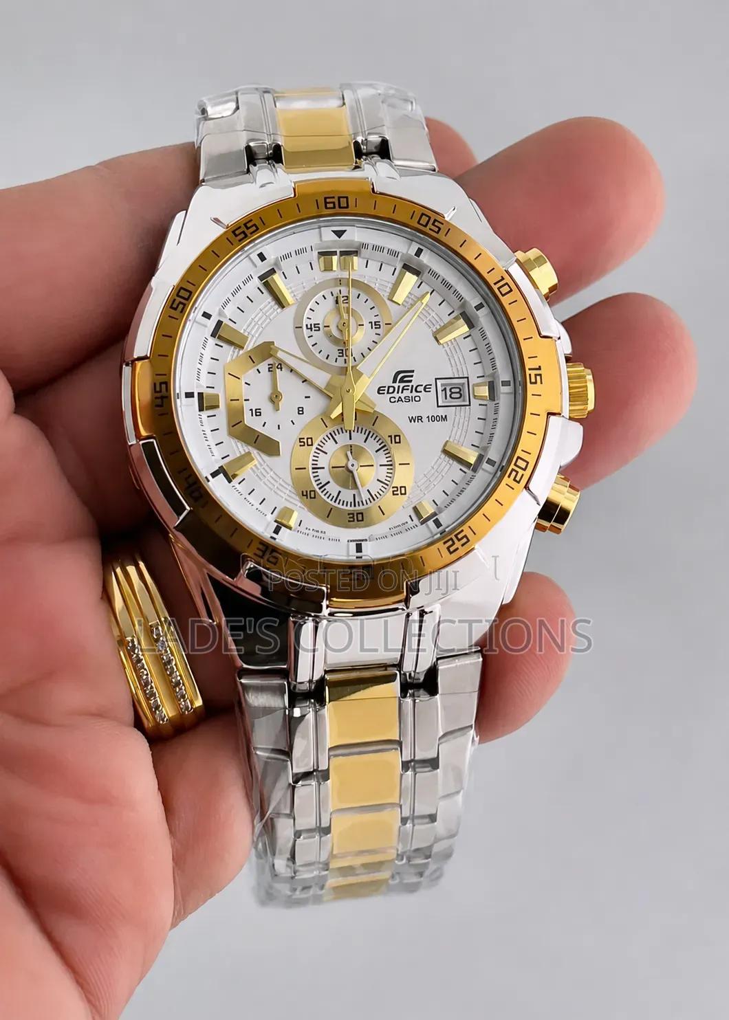 (Edifice Casio Chronograph ) Original Standard Men's Wristwatch