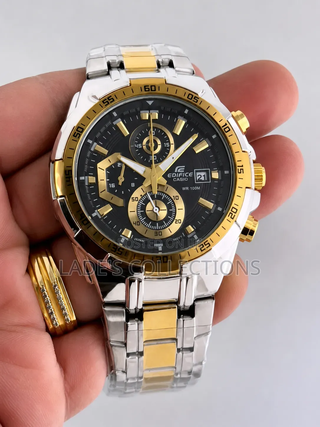 (Edifice Casio Chronograph ) Original Standard Men's Wristwatch