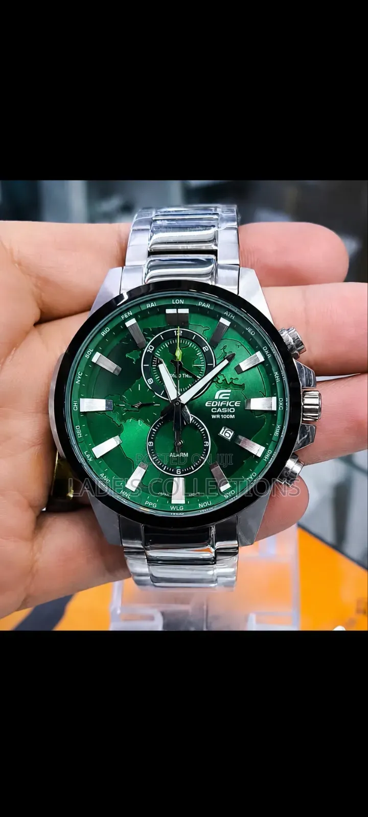 (Edifice Casio Chronograph ) Original Standard Men's Wristwatch