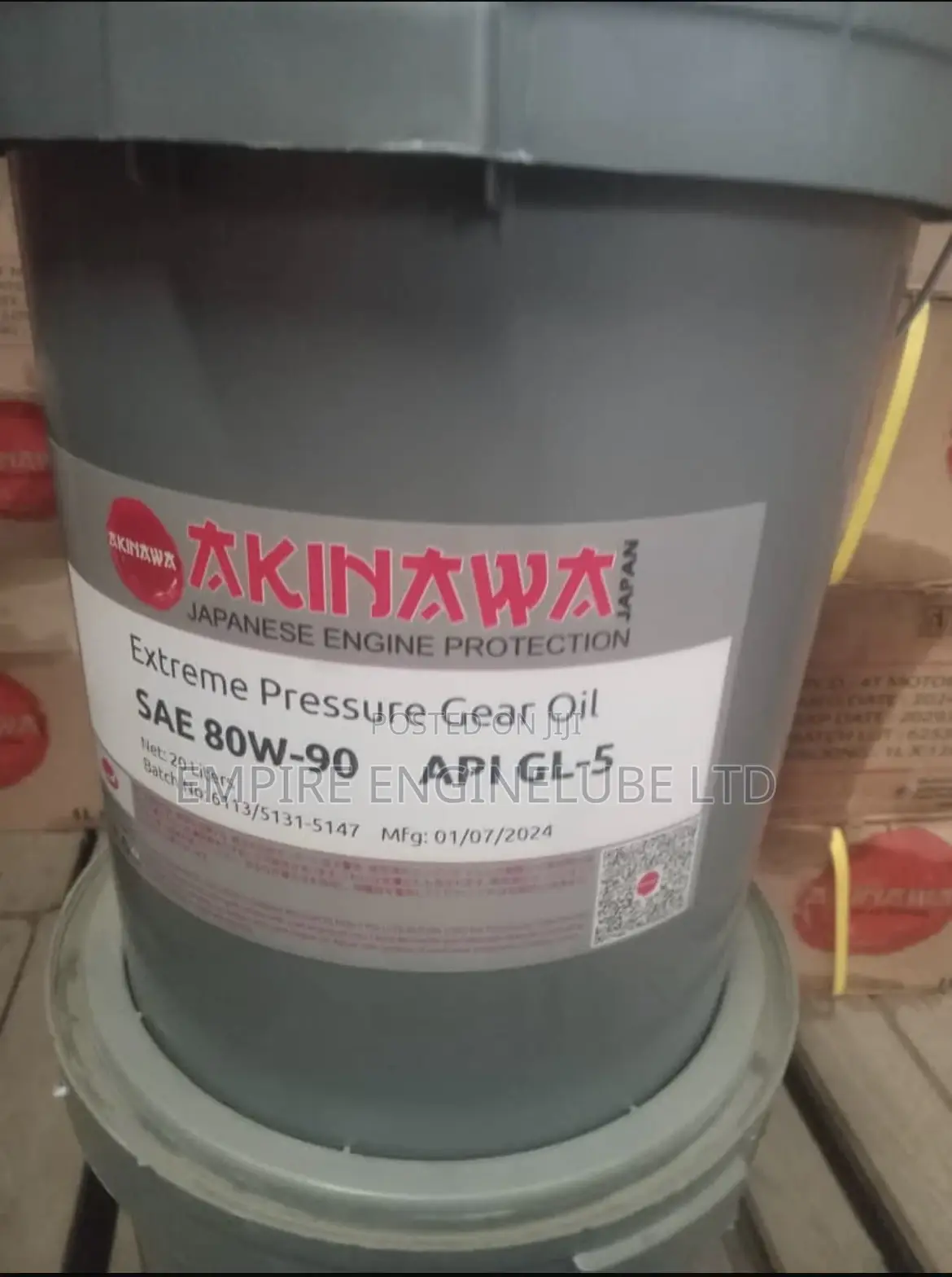 Akinawa 80w90 Hydraulic 68 (Bucket and Drum)Extreme Pressure