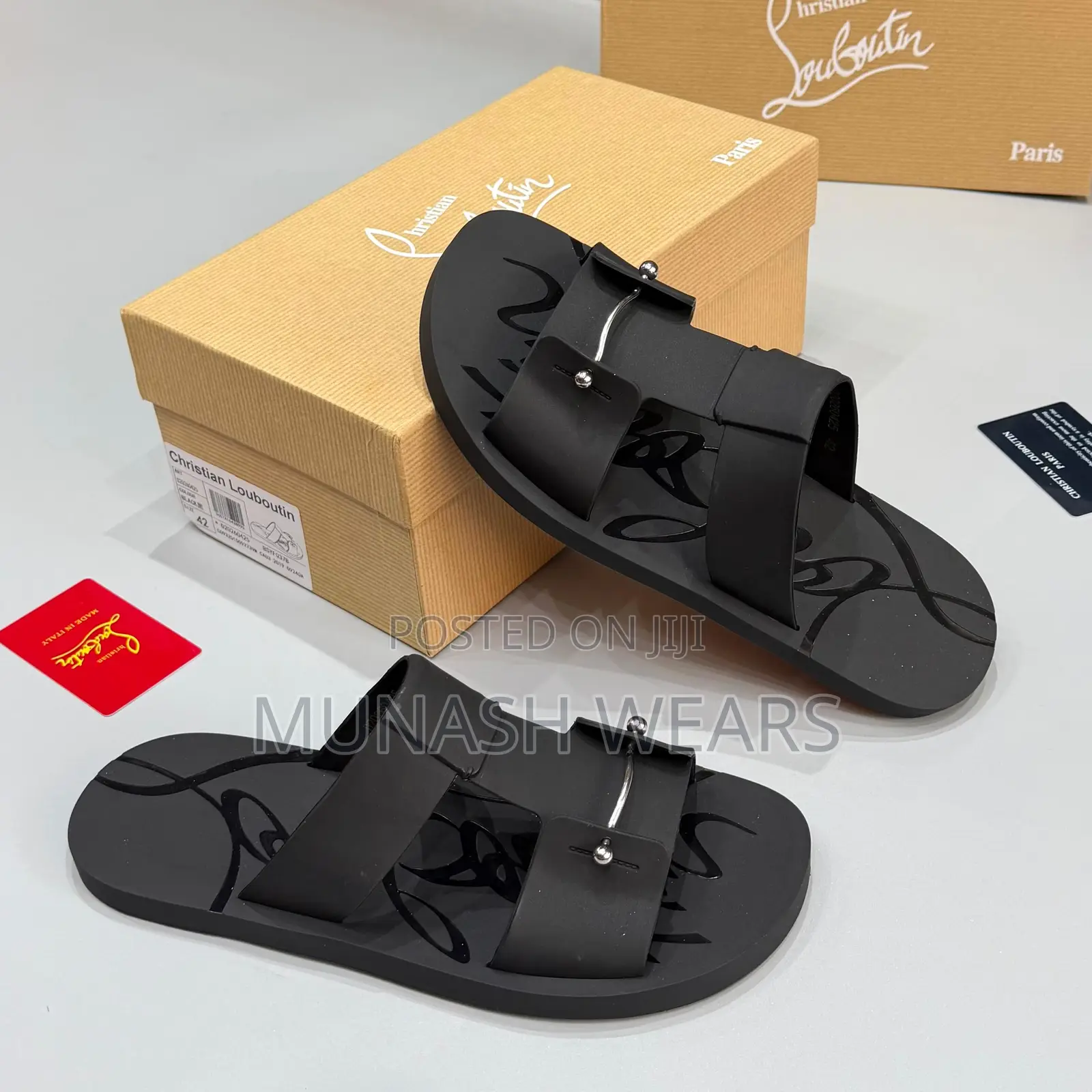 Christian Loubotin 40-46 Available in Black and White