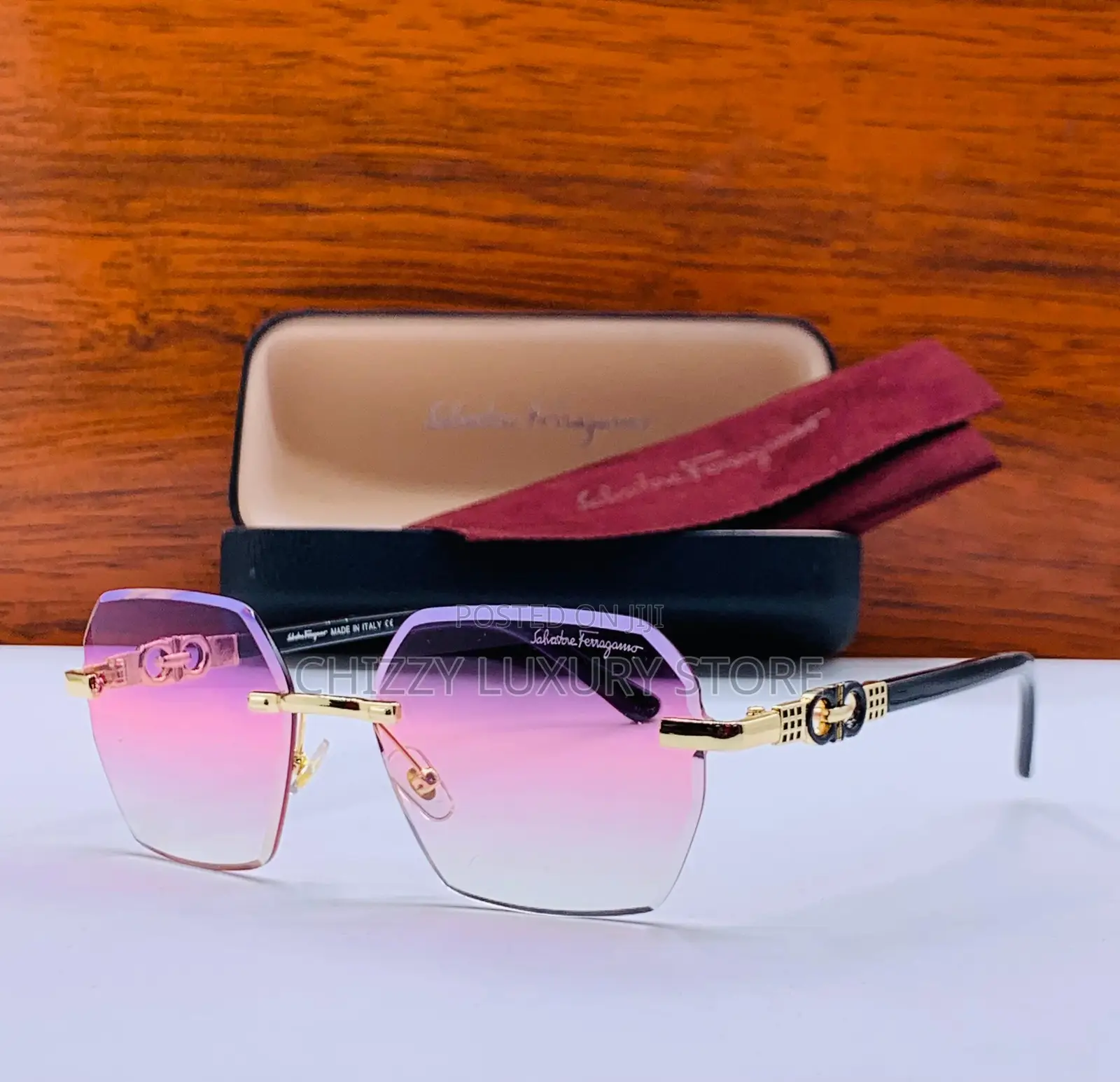 Salvatore Ferragamo Quality Luxury Men Sunglasses