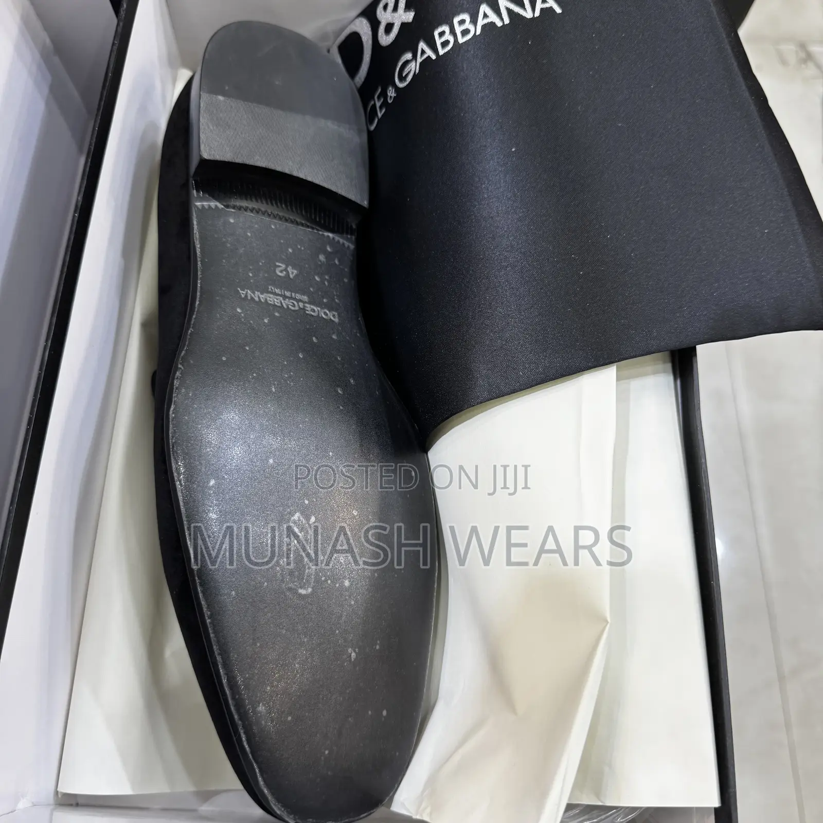 Italian Velvet Dolce Gabbana Luxury Shoes 40-46