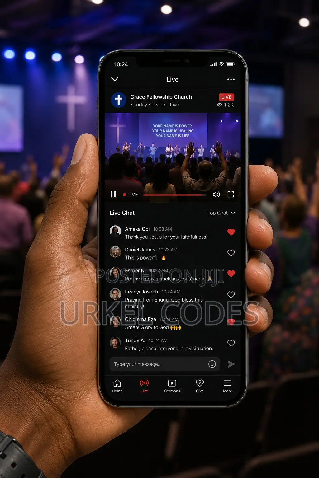 Church Website Design — Live Streaming, Online Giving Members