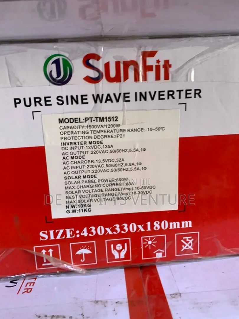 Sunfit Hybrid Inverter 1.5kva/12v