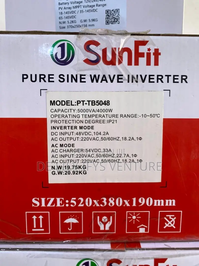 Sunfit 5kva/48v Inverter