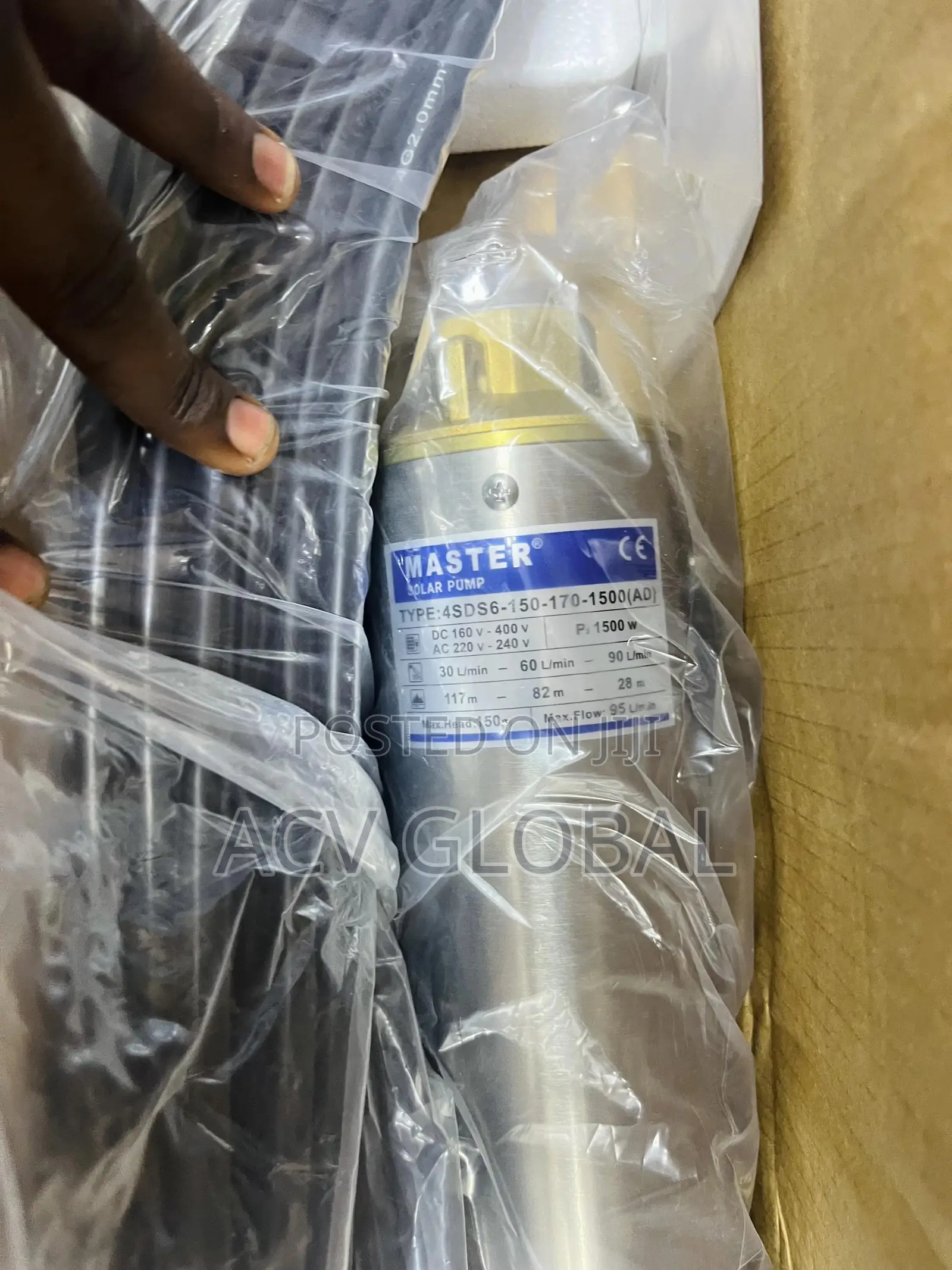 1500w Ac/Dc Submersible Pump