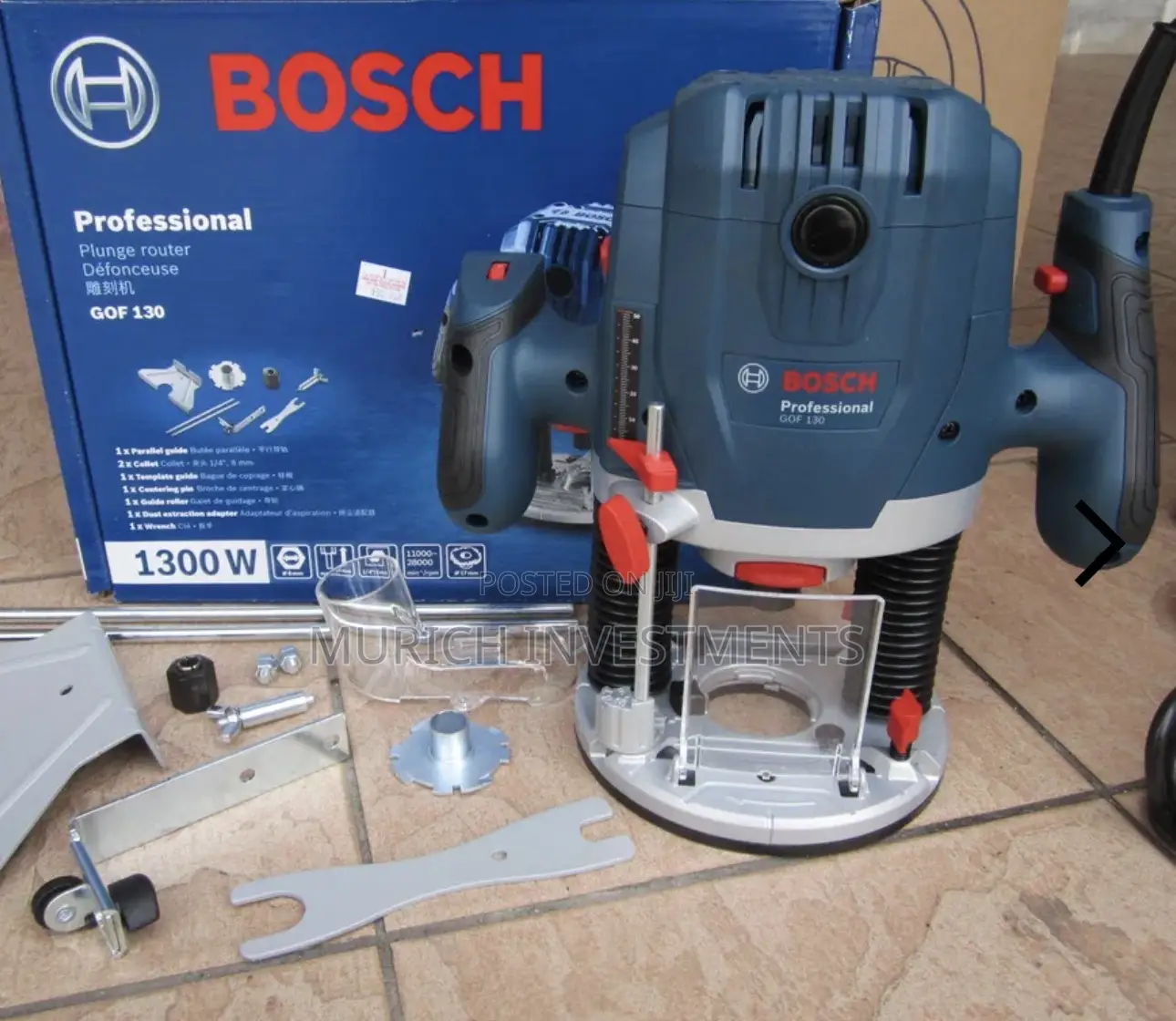 Bosch Gof 1300w 6.0~8.0mm Wood Plunge Router