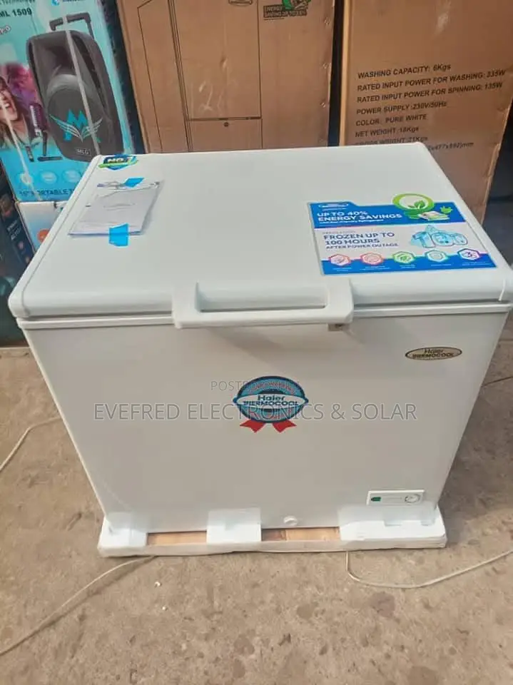 Brand New Haier Thermocool 219 Inverter Freezer, White