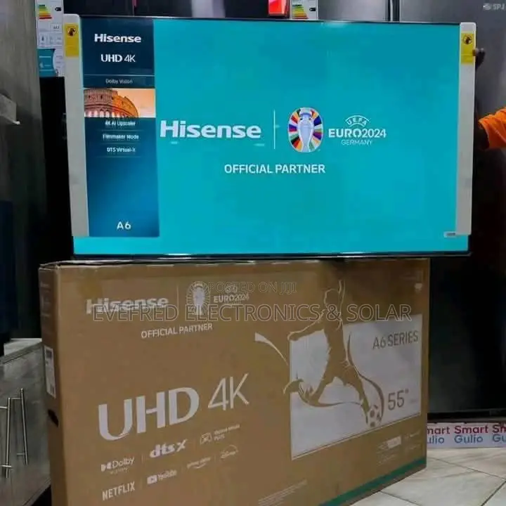 Brand New Hisense 55 Inches Smart TV