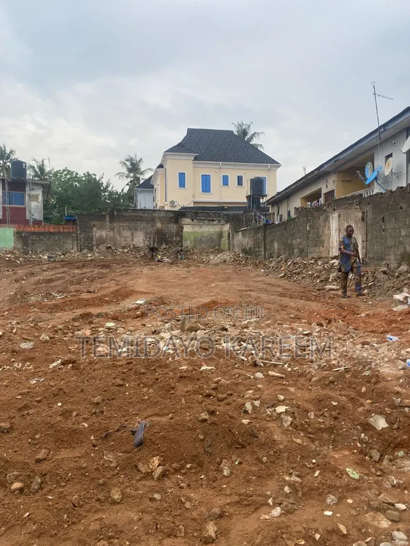 Standard Half Plot of Table Land in Serene Environment Off Ogunnsi Rd