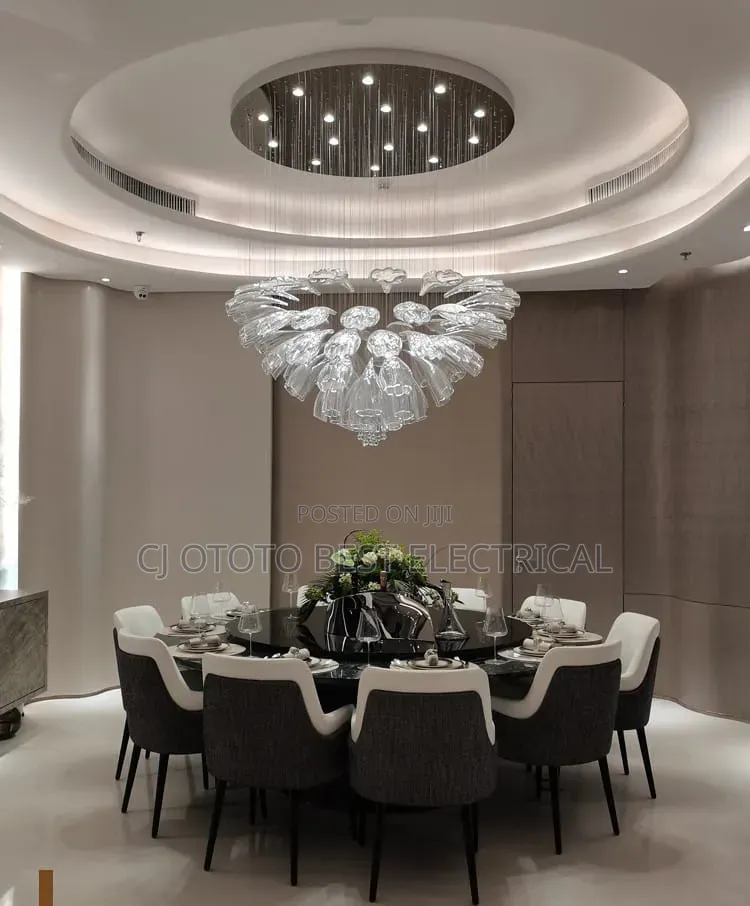 Glass Crystal Luxury Living Room Sitting Room Light , Gold Silver