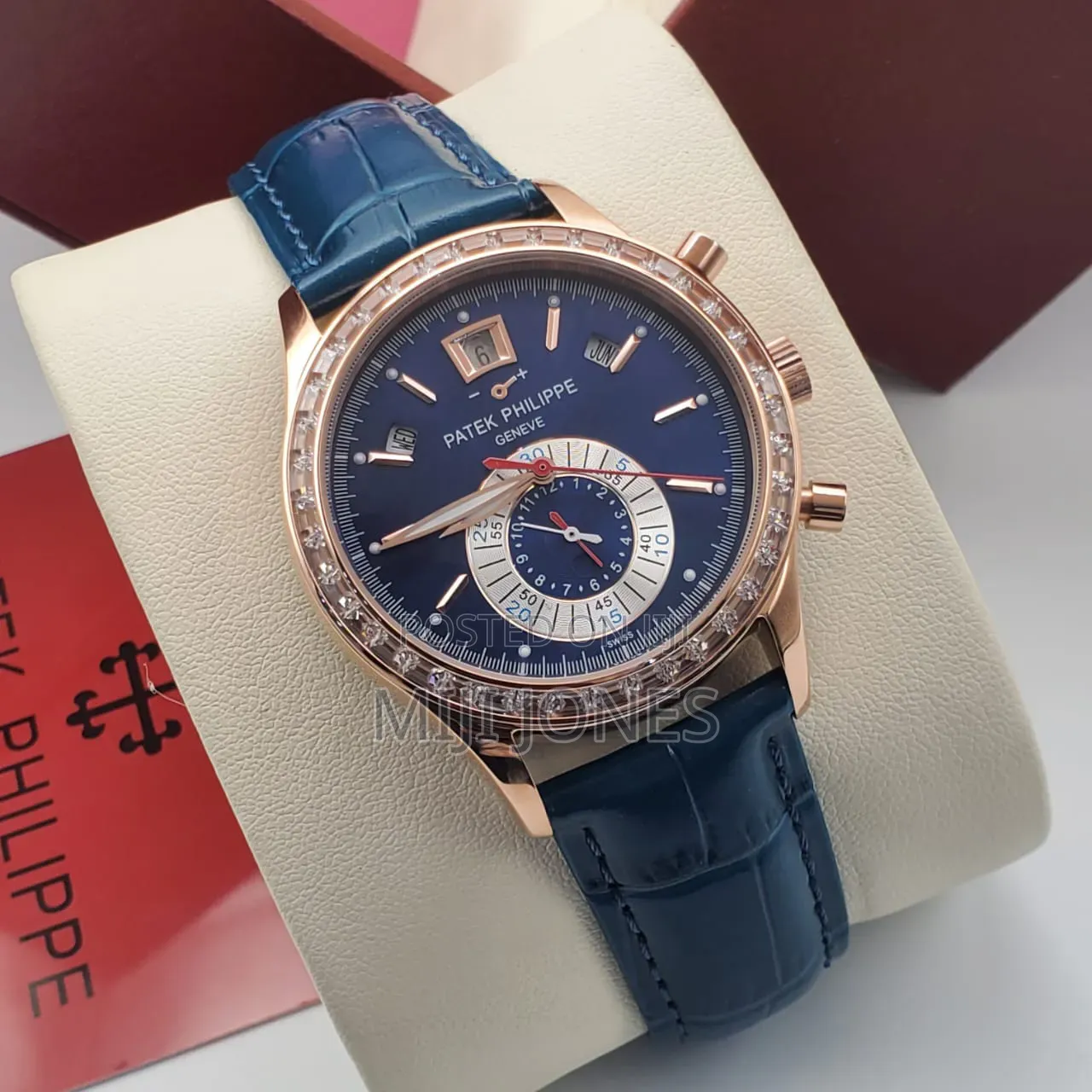 *Classic Patek Philippe Replica Automatic Men's Leather Watch*