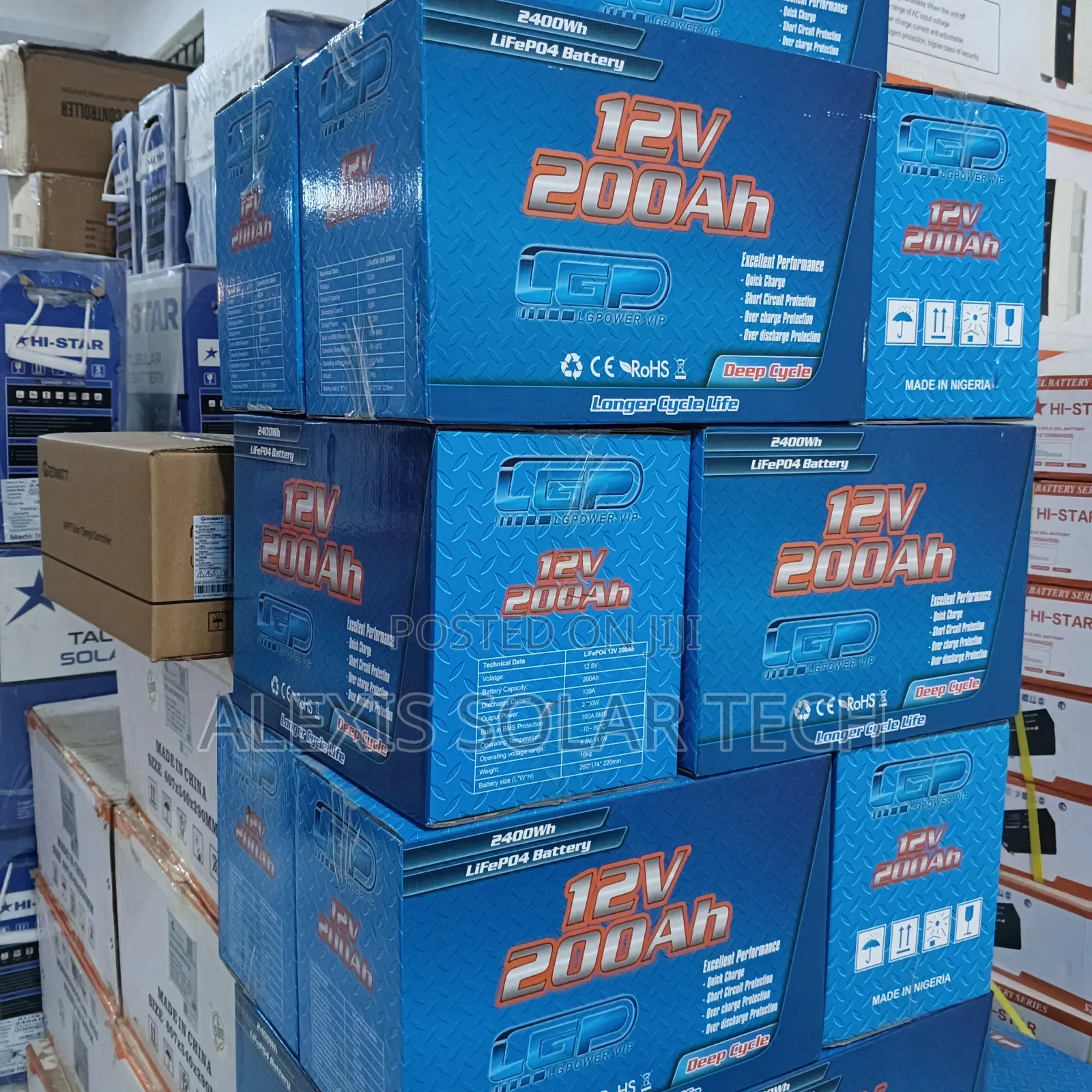 200ah 12v Solar Lithium Battery