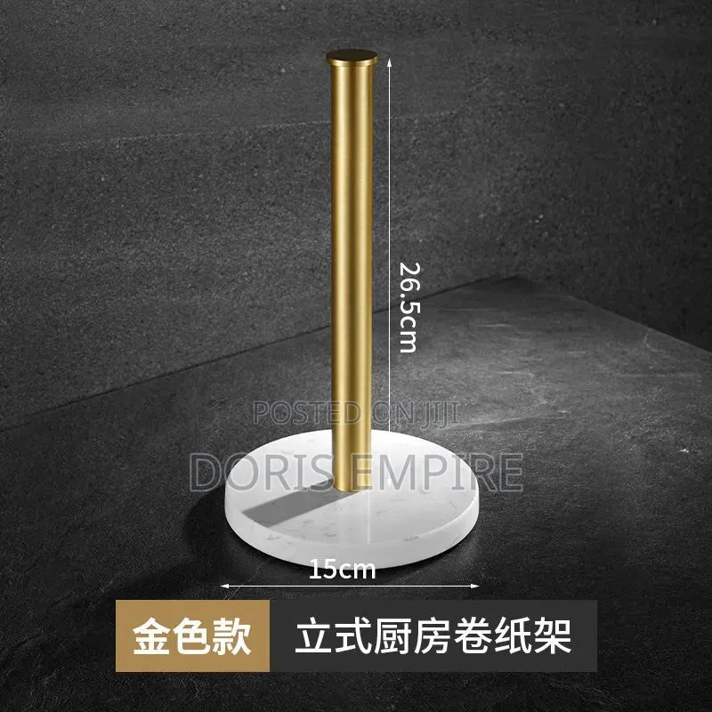 Luxury Gold Marble Base Kitchen Paper Holder