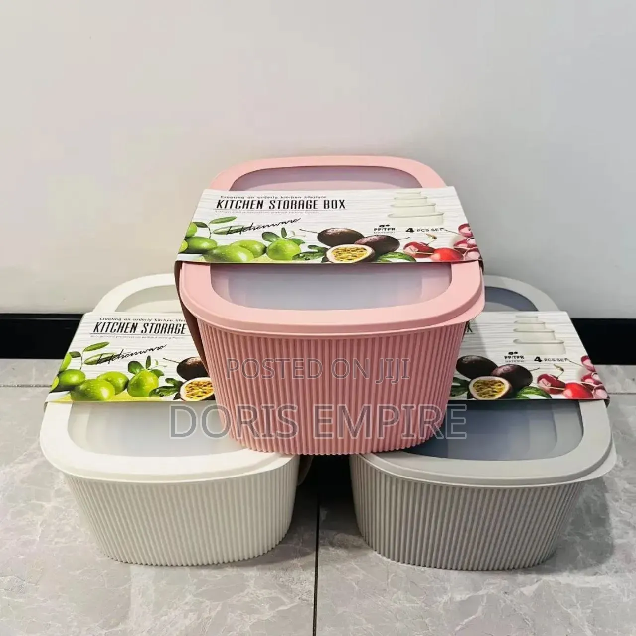 4pcs Food Storage Containers