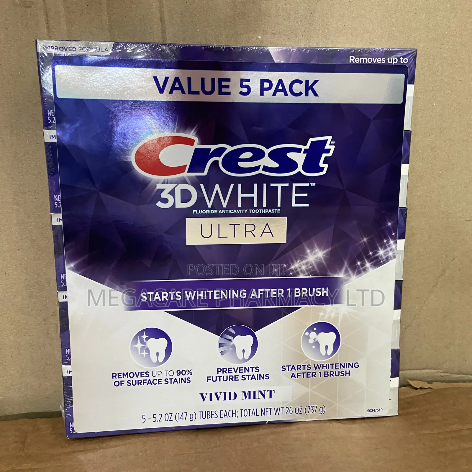Value 5 Pack 2 in Crest 3dwhite