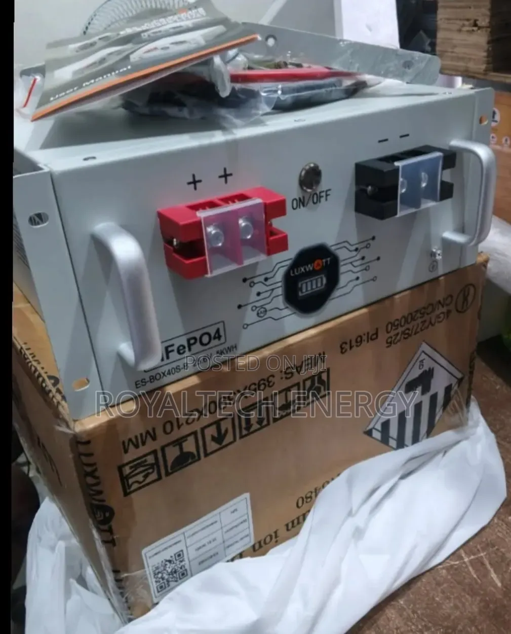 Cworth 3.6kva 24v Inverter With Luxwatt 3kwh 24v Lithium Battery