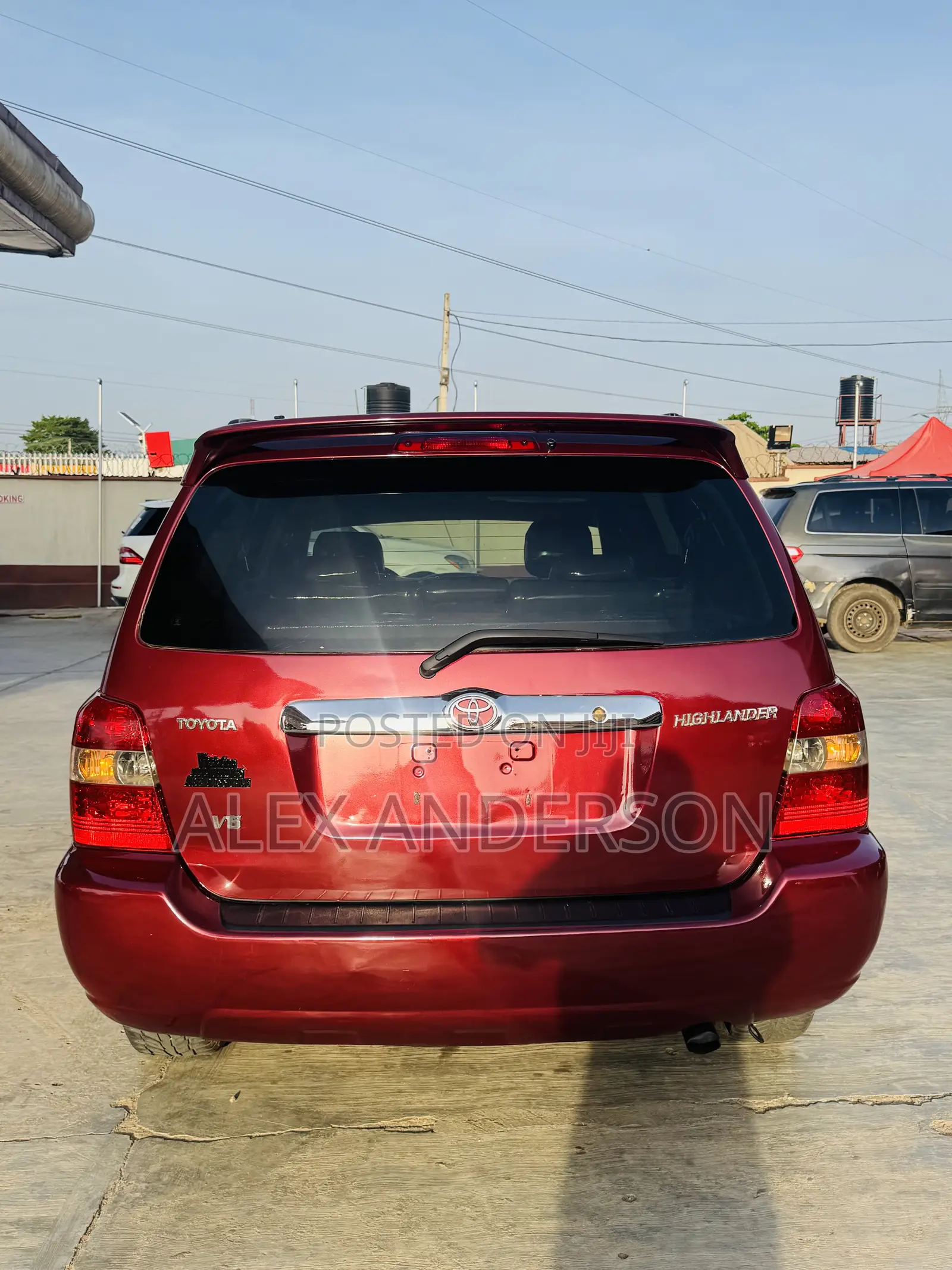 Toyota Highlander Limited V6 2006 Burgundy