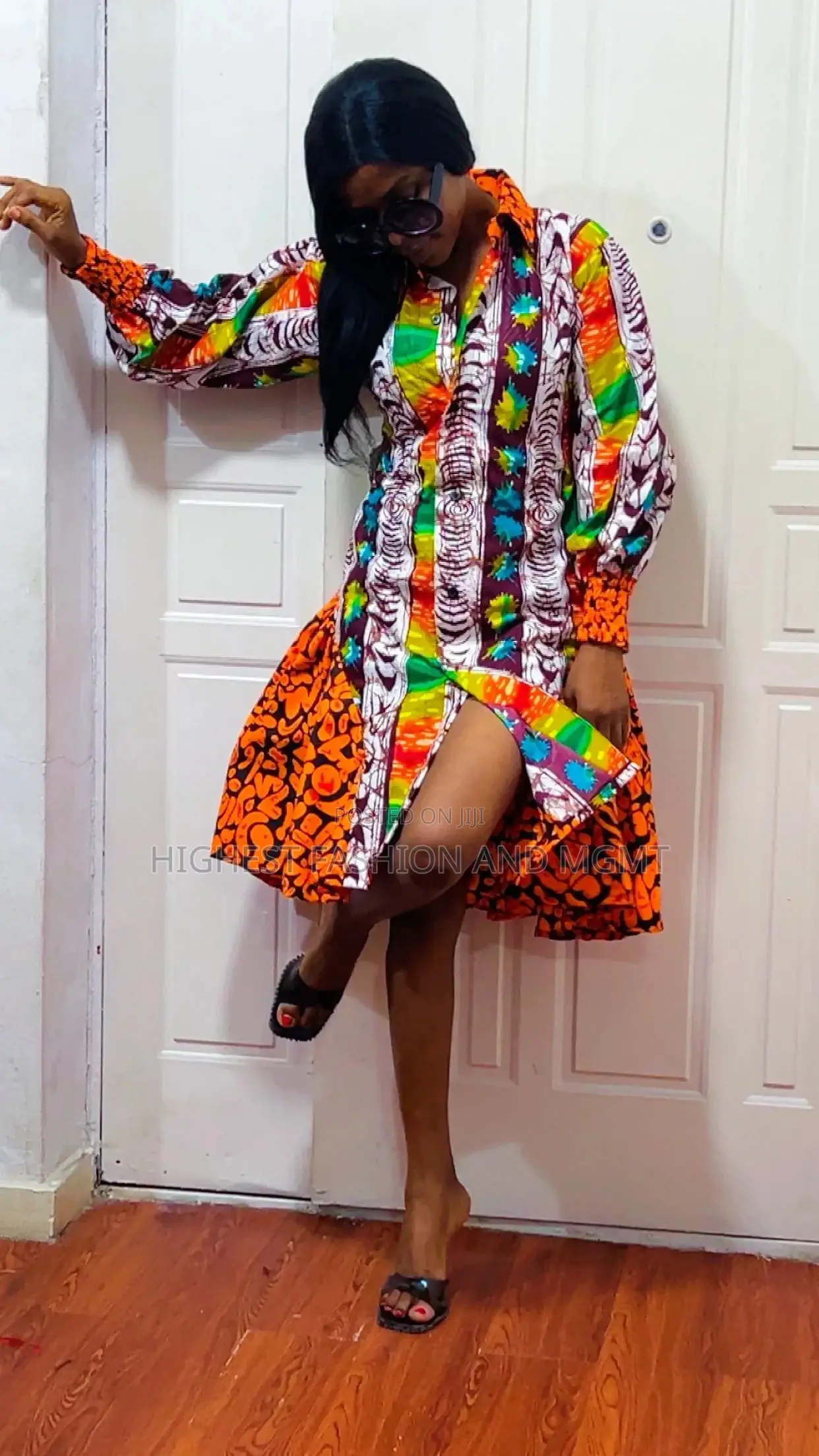 Short Gown With Long Sleeve - Style 700