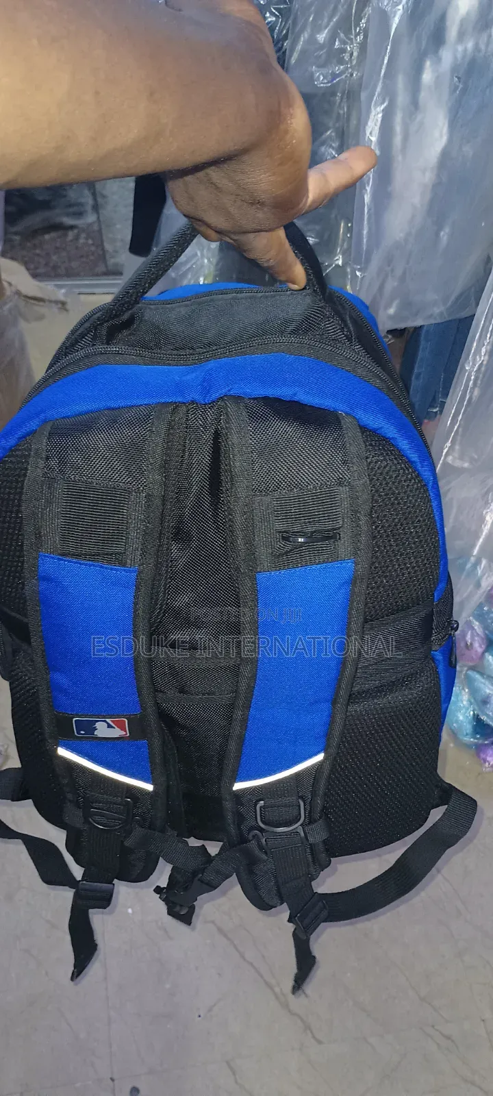 Big Blue School Bag